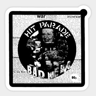 Hit Parade Bad NEws Sticker